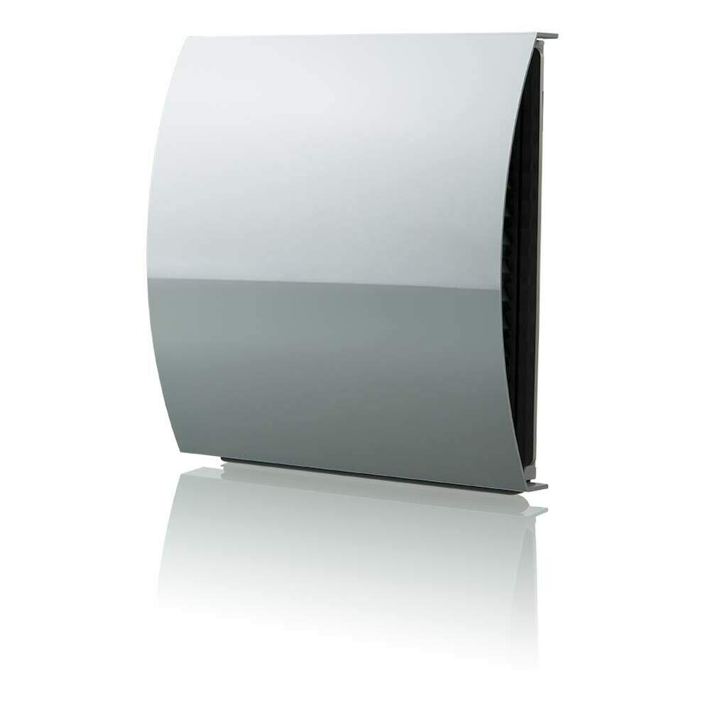 Fantronix 100 mm (4”) Grey Wall Vent Cover – Wind & Sound Reducing Baffle with Draft Exclusion for Extractor Fans & Heat Recovery