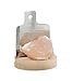Kikkerland - Large Pink Himalayan Sea Salt Set With Stainless-Steel Grater - RS01-L