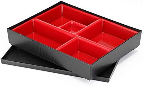 Japanese Style Food Containers Durable Picnic 5-section School Portable Rice Bento Box Sushi Catering ABS Safe Lunch Box Office