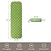 MOON LENCE Sleeping Pad for Camping Backpacking Ultralight Compact Air Pad Inflatable Lightweight Sleeping Mat Portable Outdoor Hiking Mattress(Green*1)