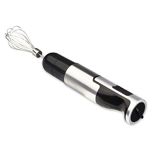 IREALIST 400W Multi-Purpose Electric Hand Blender, 8 Speed Stainless Steel Stick Blender with Breaker,Chopping bowl, Whisk