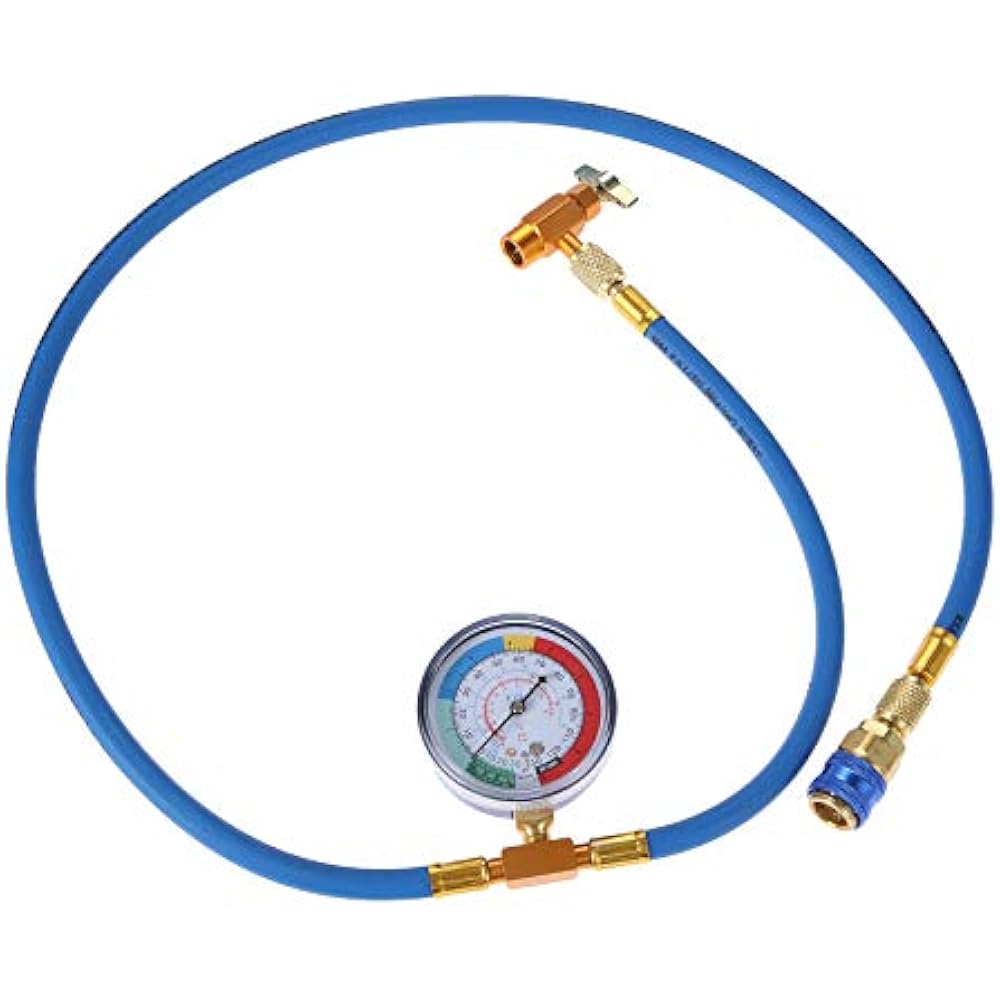 A/C R134A Refrigerant Recharging Hose Kit 1/2&rsquo&rsquo