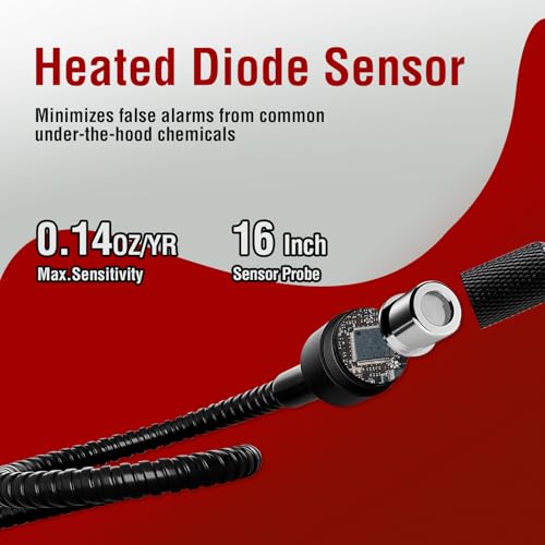 Aprvtio ALD-100 Rilevatore di perdite di refrigerante, fughe di gas refrigerante con batteria da 3000 mAh, Schermo da 2,8 piedi con funzione di allarme, rilevatori di gas per R32 R134a R454B R410A