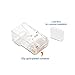 Cable Matters 200-Pack Cat 6 RJ45 Modular Plugs with Load Bars for Solid UTP Cable