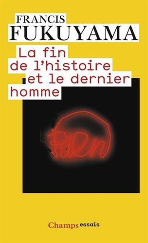 La  fin de l'histoire et le dernier homme