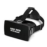 XINCI Vone 3D VR Virtual Reality Headset Glasses with NFC and Nose Padding Compatible with 4~6 Inch Smartphones to Watch 3D Videos Movies and Play Games