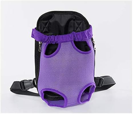 Amazon Co Jp ペットネットバックパック 前向き犬用キャリアバックパック ハンズフリー調節可能ペット犬用バックパックキャリア大中小旅行用 Purple Xl ホーム キッチン