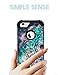 Hocase for iPhone 6s Case/iPhone 6 Case, Shockproof Heavy Duty Soft Silicone Rubber Bumper+Hard Plastic Hybrid Protective Case for iPhone 6s/iPhone 6 (4.7-inch Display) - Mandala in Galaxy
