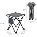 TRIPLE TREE Folding Stool, 2 Pack Portable Camping Stool for Outdoor Walking Hiking Fishing 400 LBS Capacity with Carry Bag 13.8 Inch Heightthumb 2