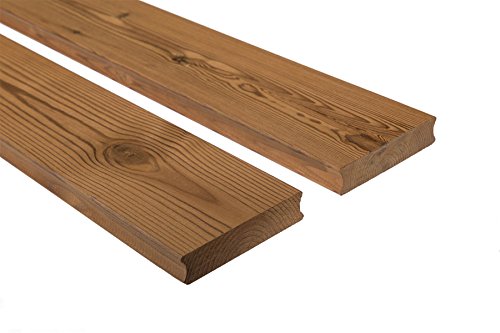 Muster Terrassendielen Thermoholz Kiefer, 26 x 115 mm, Sichtseite gebürstet (6,45 € / lfm)