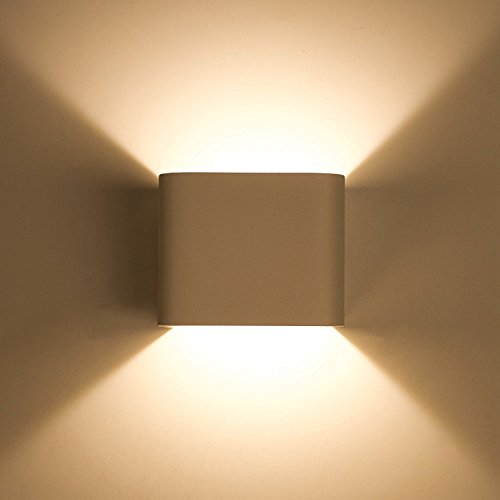 Lightess wall sconces wall lights led 5w aluminum up do…