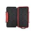 Beeway SD Card Holder Memory Card Case, Waterproof Shock Resistant Memory Card Carrying case 24 Slots for 12 SD SDHC SDXC Cards & 12 Micro SD Cards