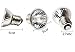 CTKcom 4-Pack 50W Heating Lamp,110V F Heating Lamp Spot Lamp for Turtle Aquarium Aquatic Reptile Lizard Habitat Heat Lighting,4 Pcs
