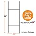 Large OPEN HOUSE Sign Kit with Tall Stands - Yard Sign Bundle for Real Estate - 3 Pack - (1) 24