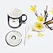 Nuowoqi Coffee Mug Tea Milk Cup 11 oz Four Animal Design Home And Office Use Penguin