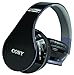 Coby CHBT-701-BLK Contour Bluetooth Stereo Headphones, Black