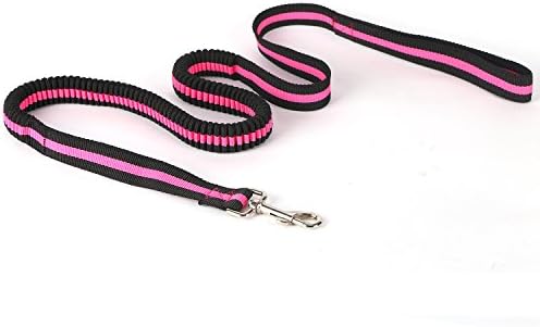Funny Way Dogs Bungee Basic Leash Nylon Flexible Elastic Lead Ropes