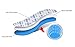 Adjustable Soft Hygienic Kids Shoe Insoles with White & Blue Latex Foam Swiss Tehchnology by Sanitized | Excelent Air Circulation Kaps Actifresh Kids