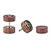 Milakoo 6 Pairs Stud Earrings for Men Women Ear Piercing Ear Plugs Tunnel 18G