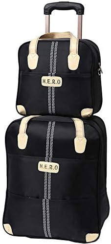BMHFF Luggage Rolling Duffel Bag Lightweight Waterproof Softshell 2 Piece Travel Tote Bag Carry-On Suitcase with 2 Spinner Wheels for Men and Women