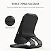 OfficeLead  Cellphone Fast Wireless Charger Stand for Samsung Galaxy Note 8 S8 S8 Plus S7 Edge S7 S6 Edge Plus Note 5, Standard Charge for Apple iPhone X 8 8 Plus (Black)