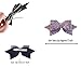 6PCS 5Inch Glitter Hair Bows Large Big Bling Sparkly Sequin Glitter Bows Alligator Hair Clips Hair Accessories for Baby Girls Toddlers Kids Teens Women
