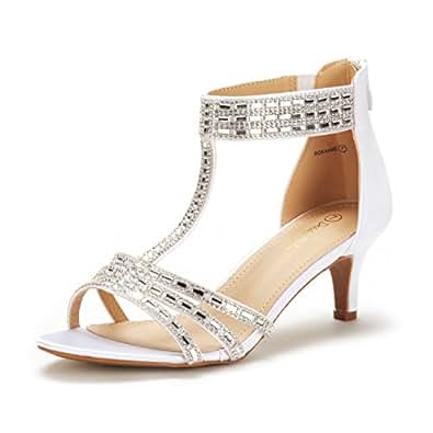 Amazon.com | DREAM PAIRS Women's Pump Heel Sandal | Heeled Sandals