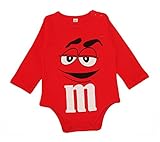 StylesILove M&M'/s Inspired Unisex Baby Costume Jumpsuit (12-18 months/80, Red)