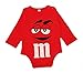 StylesILove M&M'/s Inspired Unisex Baby Costume Jumpsuit (12-18 months/80, Red)