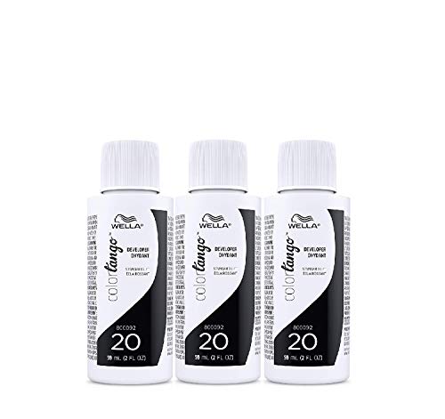 Wella Color Tango Hair Color Oxydant Extra Lift Developer 20 Volume, 2 oz. (3pack)