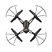STOTOY FPV RC Drone with HD Wifi Camera Live Feed 2.4GHz 4CH 6-Axis Gyro Quadcopter with Altitude Hold and Headless Mode RTF Helicopter, Color Black