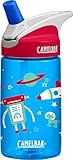 CamelBak Kids Eddy Water Bottle, Space Robots, 0.4 L