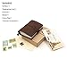 Refillable Handmade Travel Journal, Leather Travelers Notebook Journal for Men & Women, Perfect to Writing, Gifts, Travelers, Small, Passport Size, 5.2 × 4 Inches - Brown