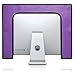 kwmobile Monitor Cover for 31-32″ Monitor – Dust Cover PC Monitor Case Screen Display Protector – Pastel Purplethumb 2