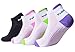 4 Pairs Non Slip Skid Yoga Pilates Socks with Grips Cotton for Women (set1)