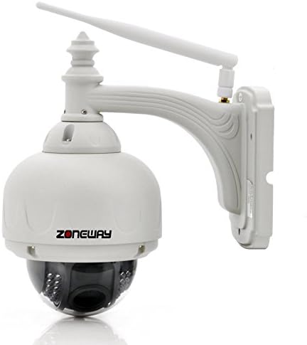 ZONEWAY NC626MW-P 720p Infrared IP Dome Camera, Motion Detection, Night Vision, Built-in 8GB Micro SD Card