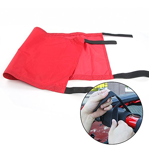 Car Roof Rest Bed Hammock for Jeep Wrangler & Wrangler Unlimited JK (Red) - Thumbnail 2