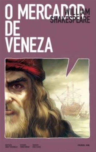 Livro O Mercador de Veneza Volume 1. Coleção Farol HQ