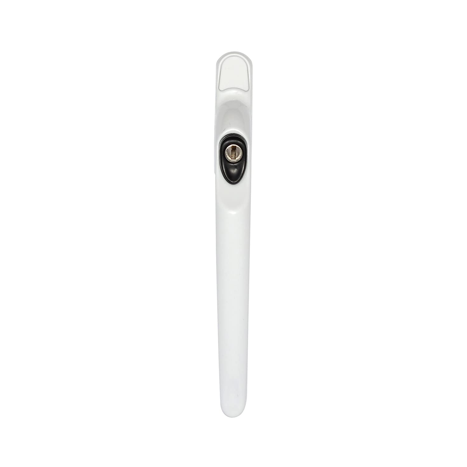 ERA White Maxim Inline Locking Window Handle with Black Button — image 1