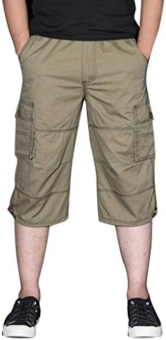 Daylin Men's Summer Fashion Large Size Outdoor Sports Multi-Pocket Overalls Pants S~5XL