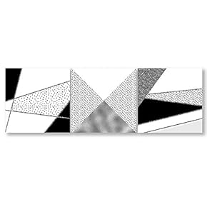 3 Piece Canvas Wall Art-The Magic of Minimalism-Canvas Prints Home Artwork Decoration for Living Room,Bedroom - 12"x12"x3 Panels