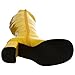 Funtasma by Pleaser Women's Gogo-300 Boot,Yellow Stretch Patent,7 M