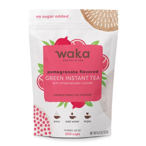 Waka Quality Instant Tea — No Sugar Added & Unsweetened Pomegranate ...