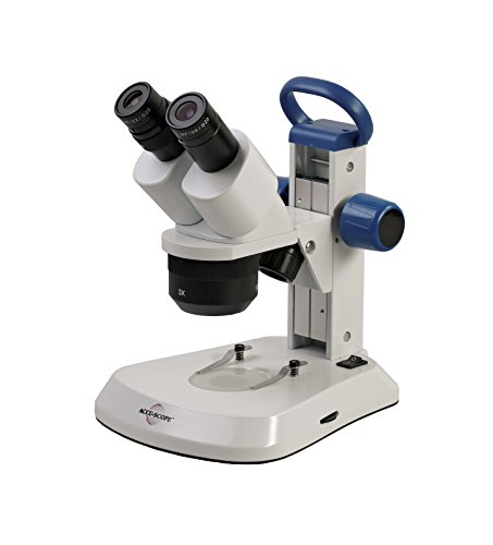Accu-scope exs-210 series stereo microscope, 1x and 2x objectives…
