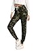 SweatyRocks Women Pants Drawstring Casual Yoga Jogger Pants with Pockets Camo #3 S