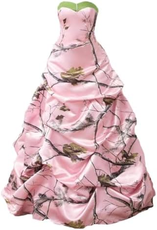 pink camouflage wedding dress Pink Realtree Prom Dress Pink Camo White Wedding Dresses Wedding Dresses With Camo Accents 2025