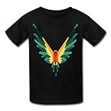 Christina W. Halle Youth Kids Spring Fashion T-Shirt Short Sleeve Logan Paul Logo Customization Black M