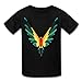 Christina W. Halle Youth Kids Spring Fashion T-Shirt Short Sleeve Logan Paul Logo Customization Black M