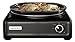Crock-Pot SCCPMD5-CH Hook Up Round Connectable Entertaining Slow Cooker System, 5-Quart, Metallic Charcoal
