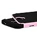 E LV Armor Defender Protective Case for Samsung Galaxy S4 Bundle with Screen Protector, Black Stylus and Microfiber Sticker Digital Cleaner - Baby Pink